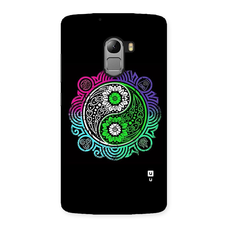 Yin and Yang Colorful Mandala Back Case for Lenovo K4 Note