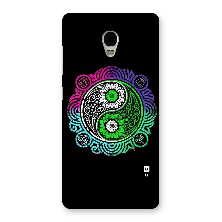 Yin and Yang Colorful Mandala Back Case for Lenovo Vibe P1