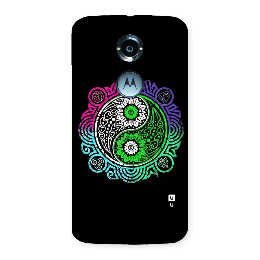 Yin and Yang Colorful Mandala Back Case for Moto X 2nd Gen