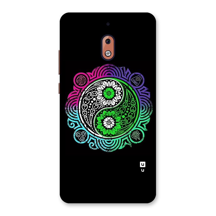 Yin and Yang Colorful Mandala Back Case for Nokia 2.1