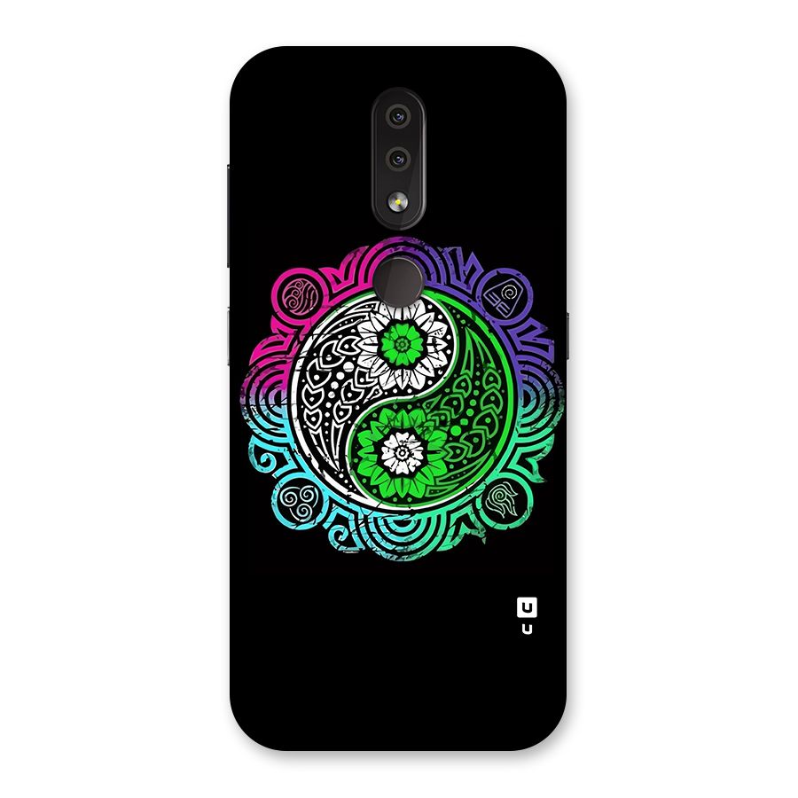 Yin and Yang Colorful Mandala Back Case for Nokia 4.2