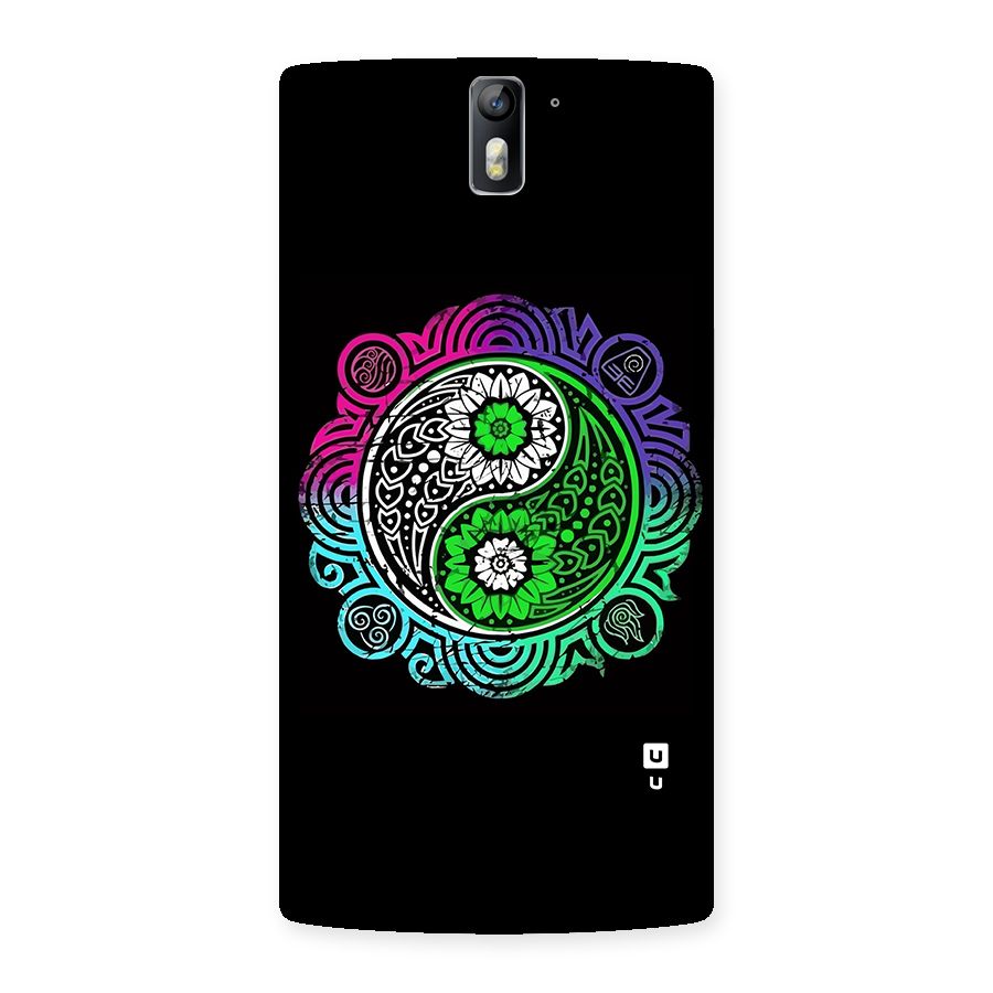 Yin and Yang Colorful Mandala Back Case for One Plus One