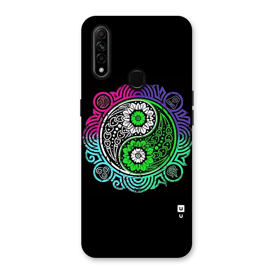 Yin and Yang Colorful Mandala Back Case for Oppo A31
