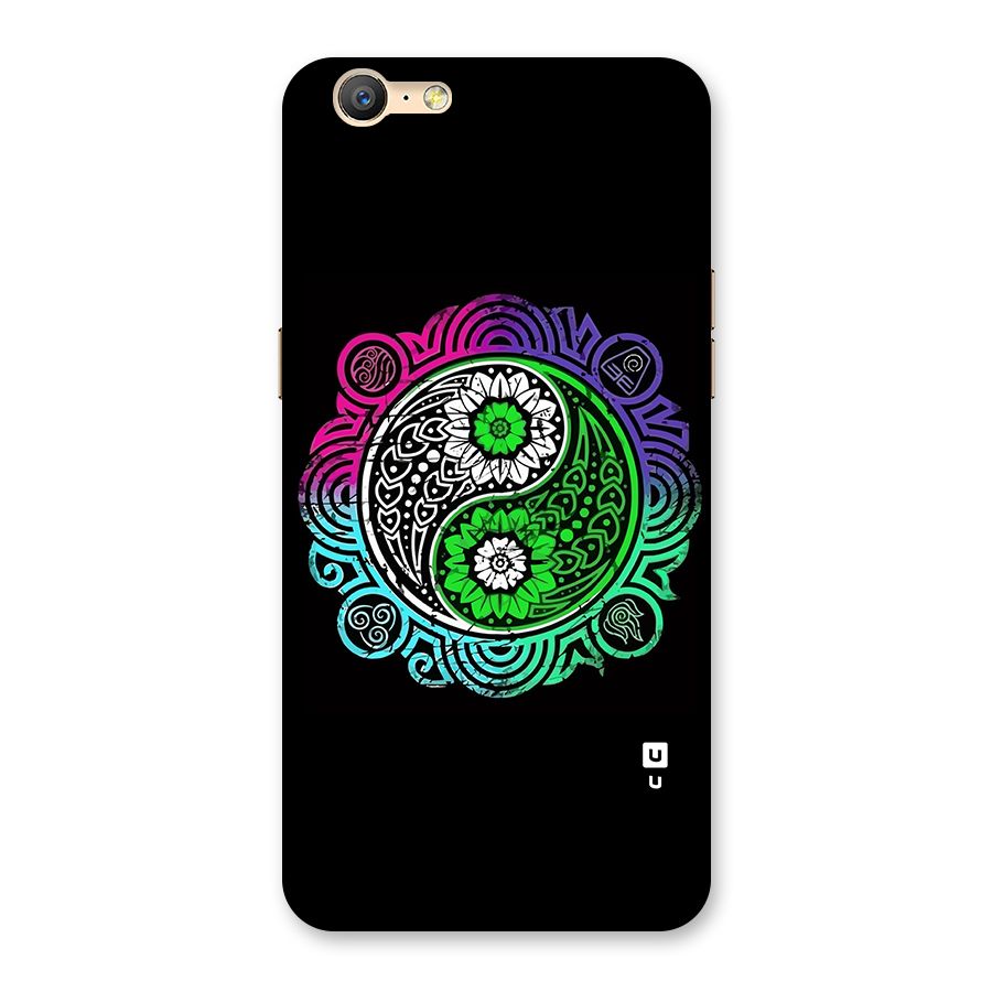 Yin and Yang Colorful Mandala Back Case for Oppo A39