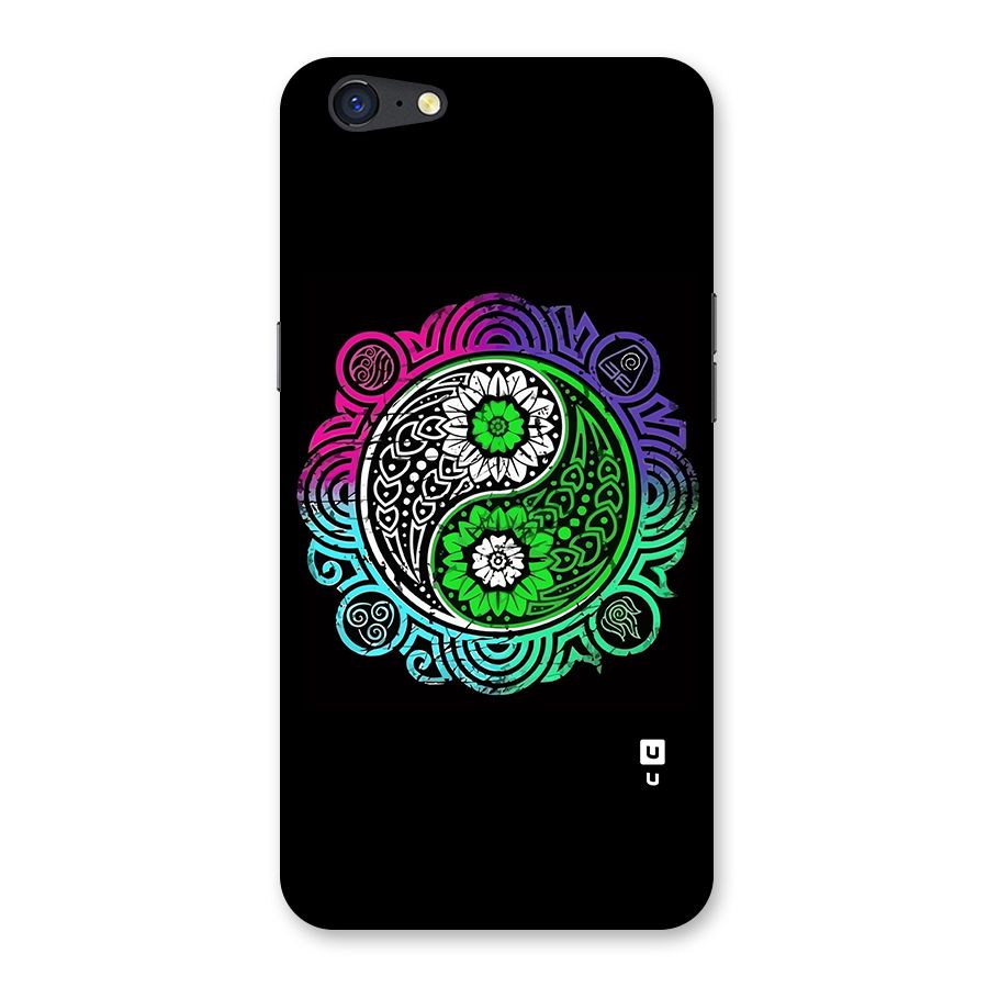 Yin and Yang Colorful Mandala Back Case for Oppo A71