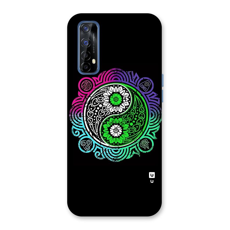 Yin and Yang Colorful Mandala Back Case for Realme 7
