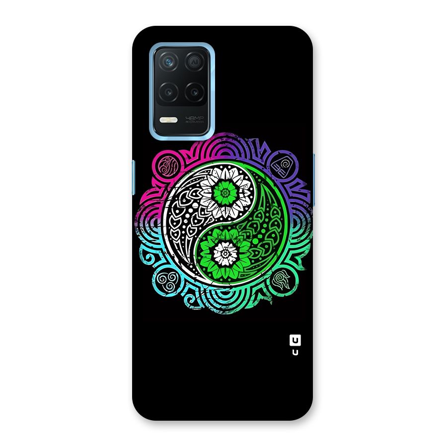 Yin and Yang Colorful Mandala Back Case for Realme 8s 5G