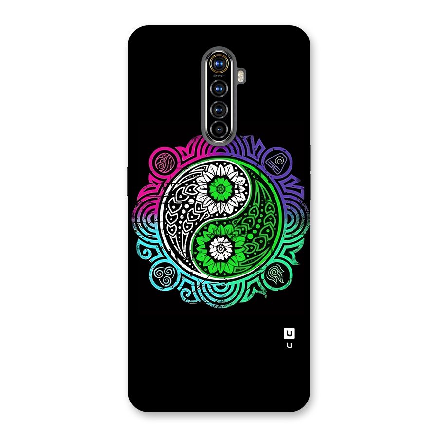Yin and Yang Colorful Mandala Back Case for Realme X2 Pro