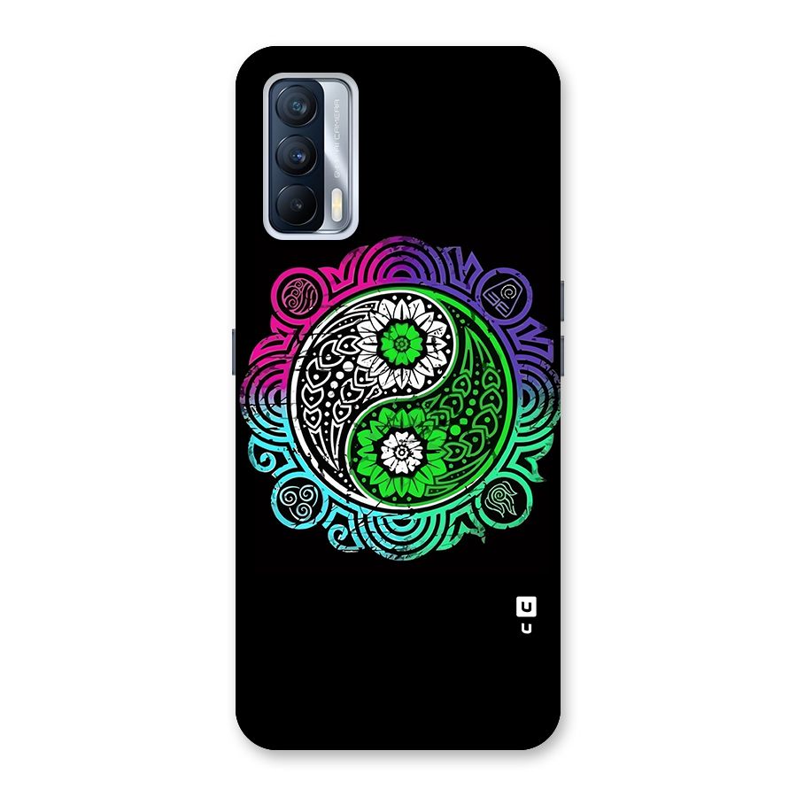 Yin and Yang Colorful Mandala Back Case for Realme X7