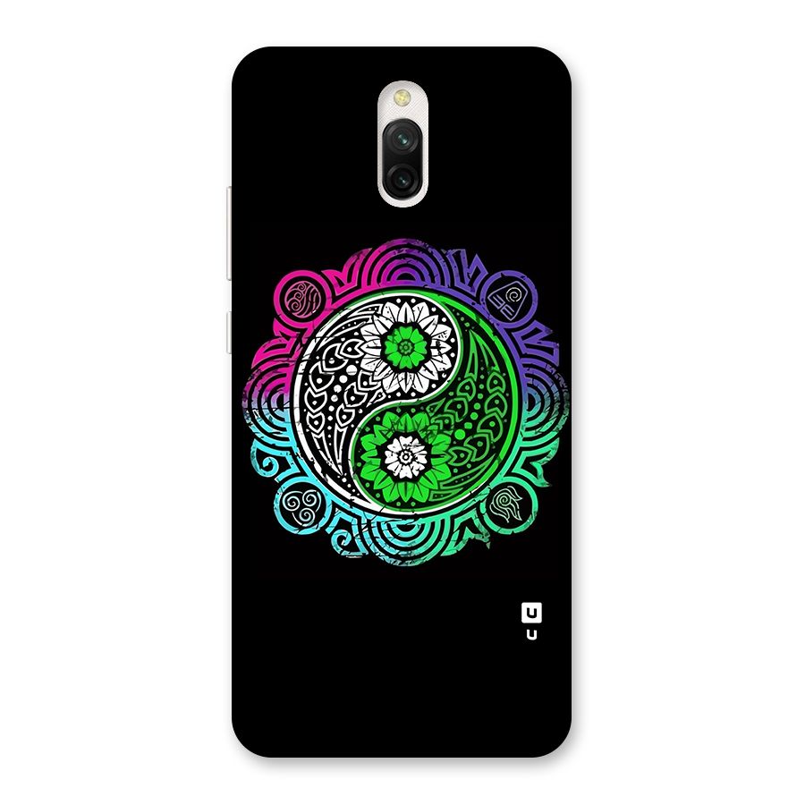 Yin and Yang Colorful Mandala Back Case for Redmi 8A Dual