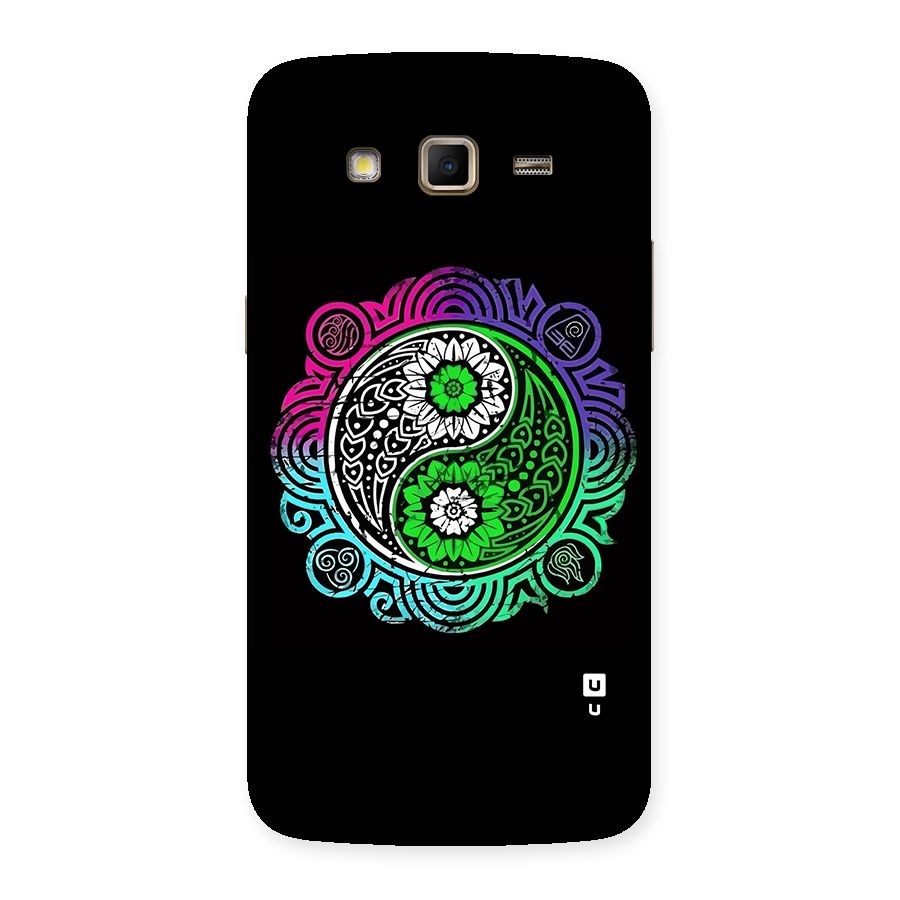 Yin and Yang Colorful Mandala Back Case for Samsung Galaxy Grand 2