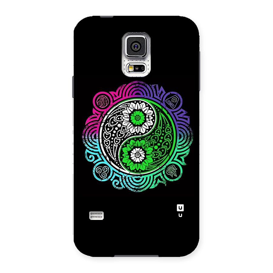 Yin and Yang Colorful Mandala Back Case for Samsung Galaxy S5