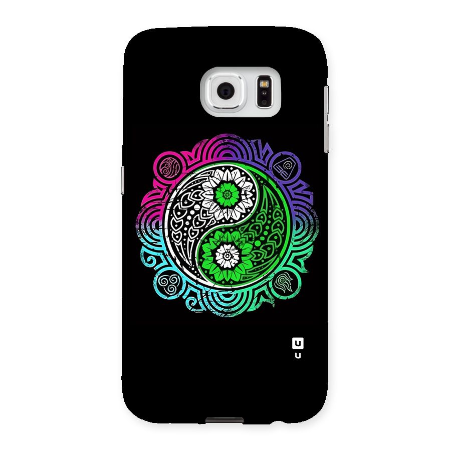 Yin and Yang Colorful Mandala Back Case for Samsung Galaxy S6