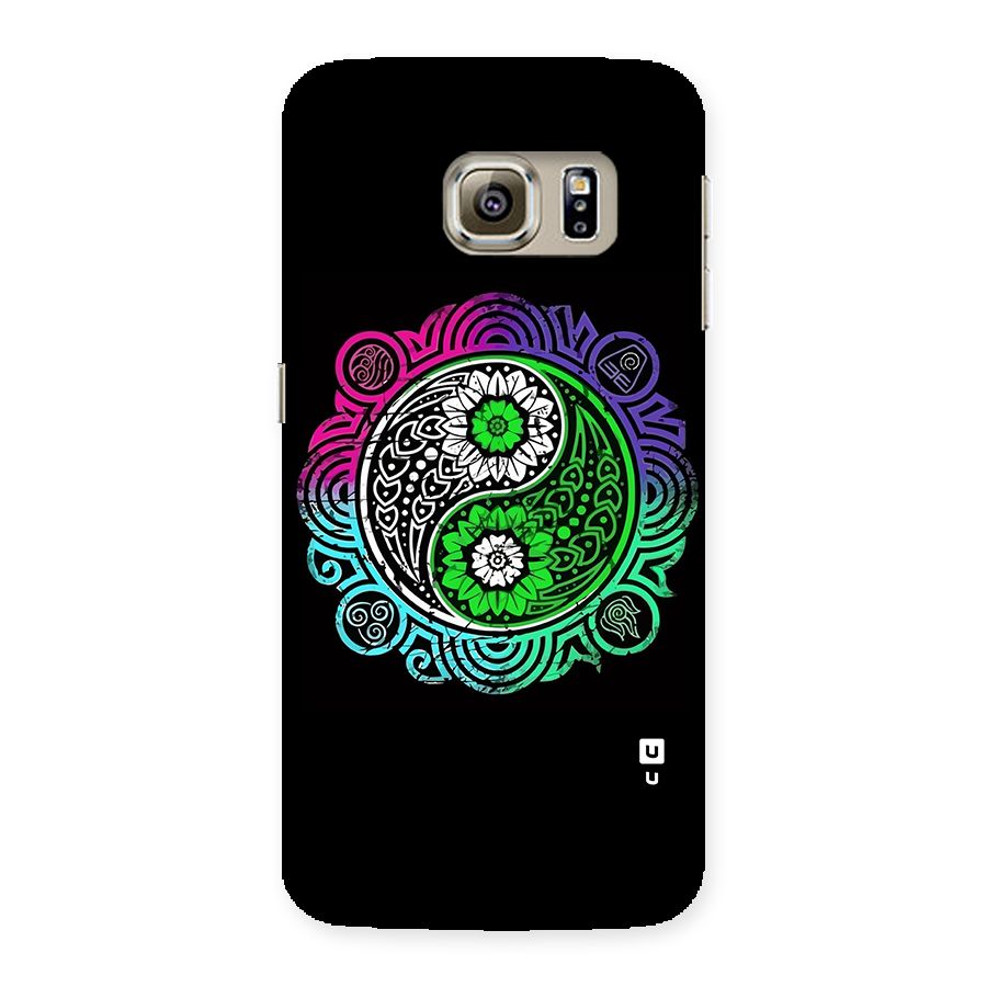 Yin and Yang Colorful Mandala Back Case for Samsung Galaxy S6 Edge Plus