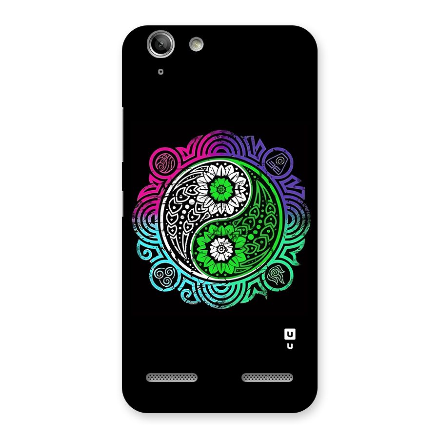 Yin and Yang Colorful Mandala Back Case for Vibe K5