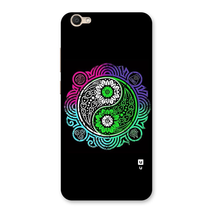 Yin and Yang Colorful Mandala Back Case for Vivo V5