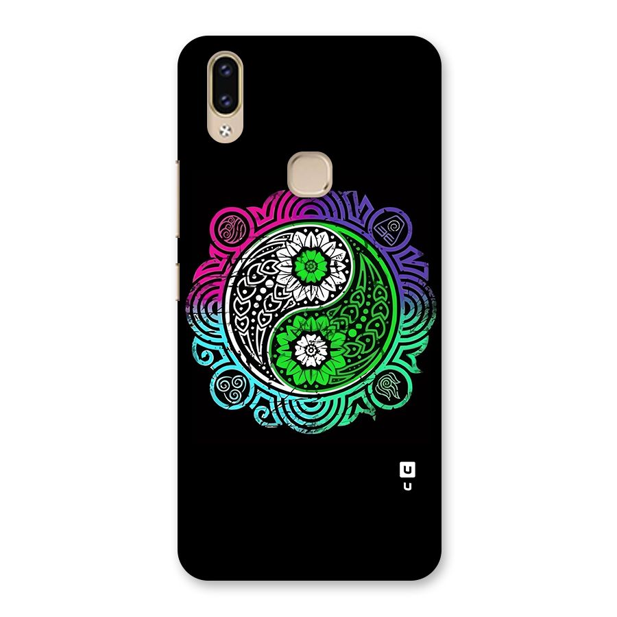 Yin and Yang Colorful Mandala Back Case for Vivo V9 Youth
