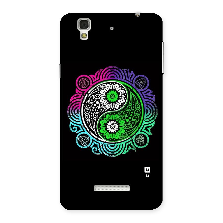 Yin and Yang Colorful Mandala Back Case for YU Yureka Plus
