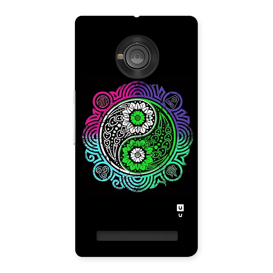 Yin and Yang Colorful Mandala Back Case for Yu Yuphoria