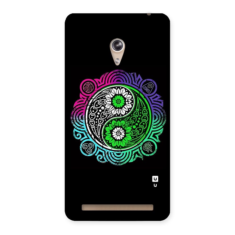 Yin and Yang Colorful Mandala Back Case for Zenfone 6