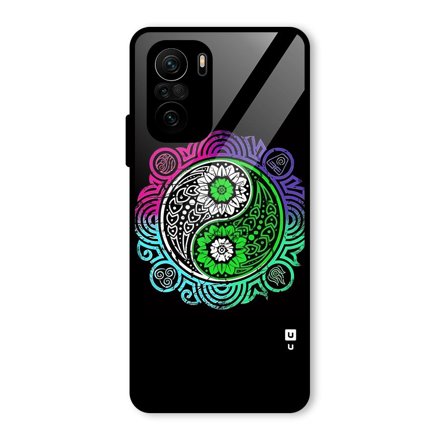 Yin and Yang Colorful Mandala Glass Back Case for Mi 11X Pro