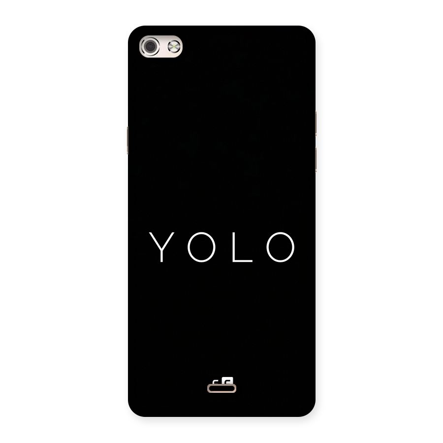 Yolo Is Truth Back Case for Canvas Silver 5