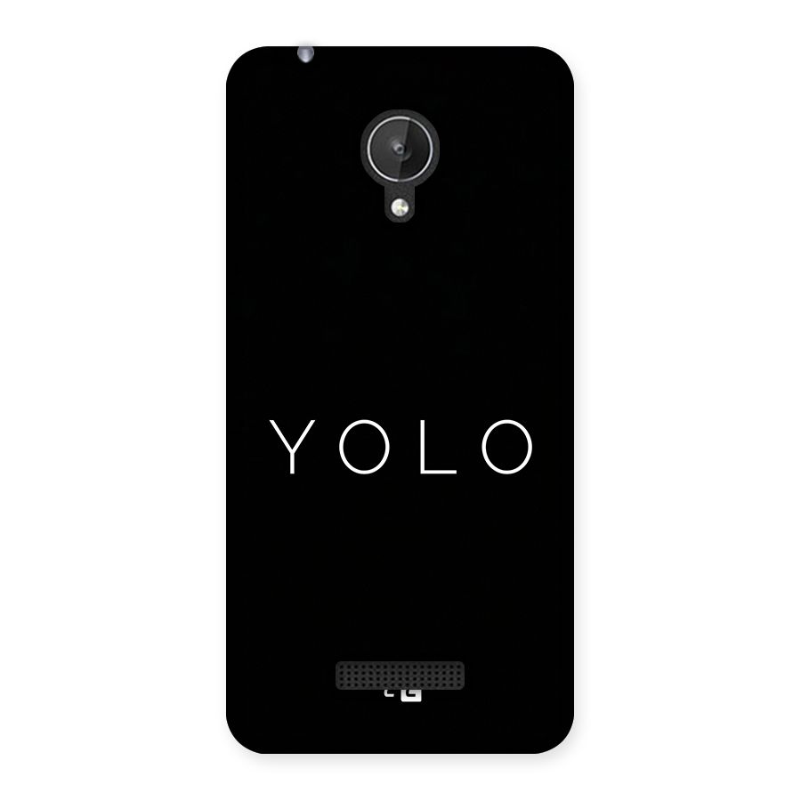 Yolo Is Truth Back Case for Canvas Spark Q380