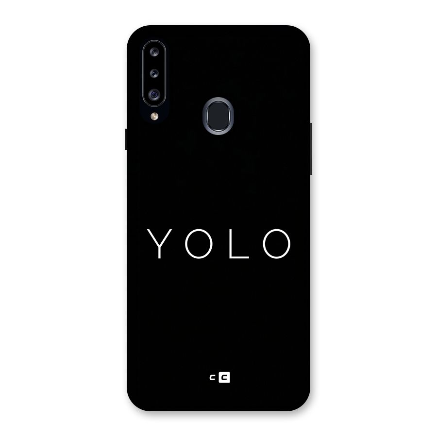 Yolo Is Truth Back Case for Galaxy A20s