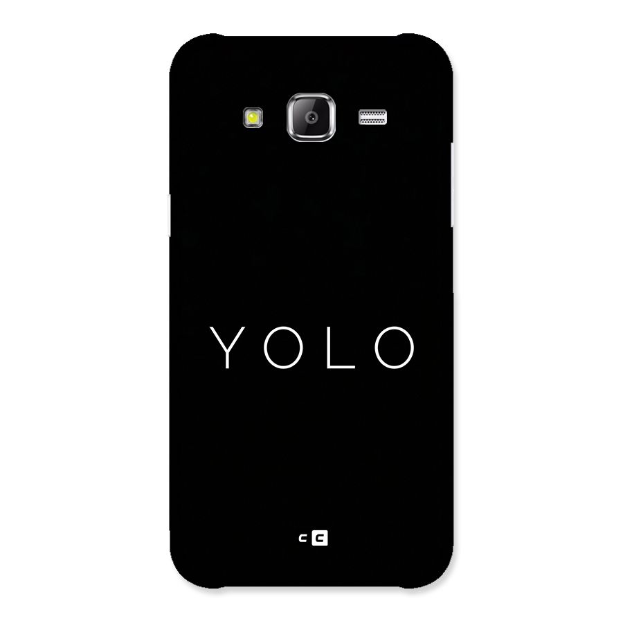 Yolo Is Truth Back Case for Galaxy J2 Prime