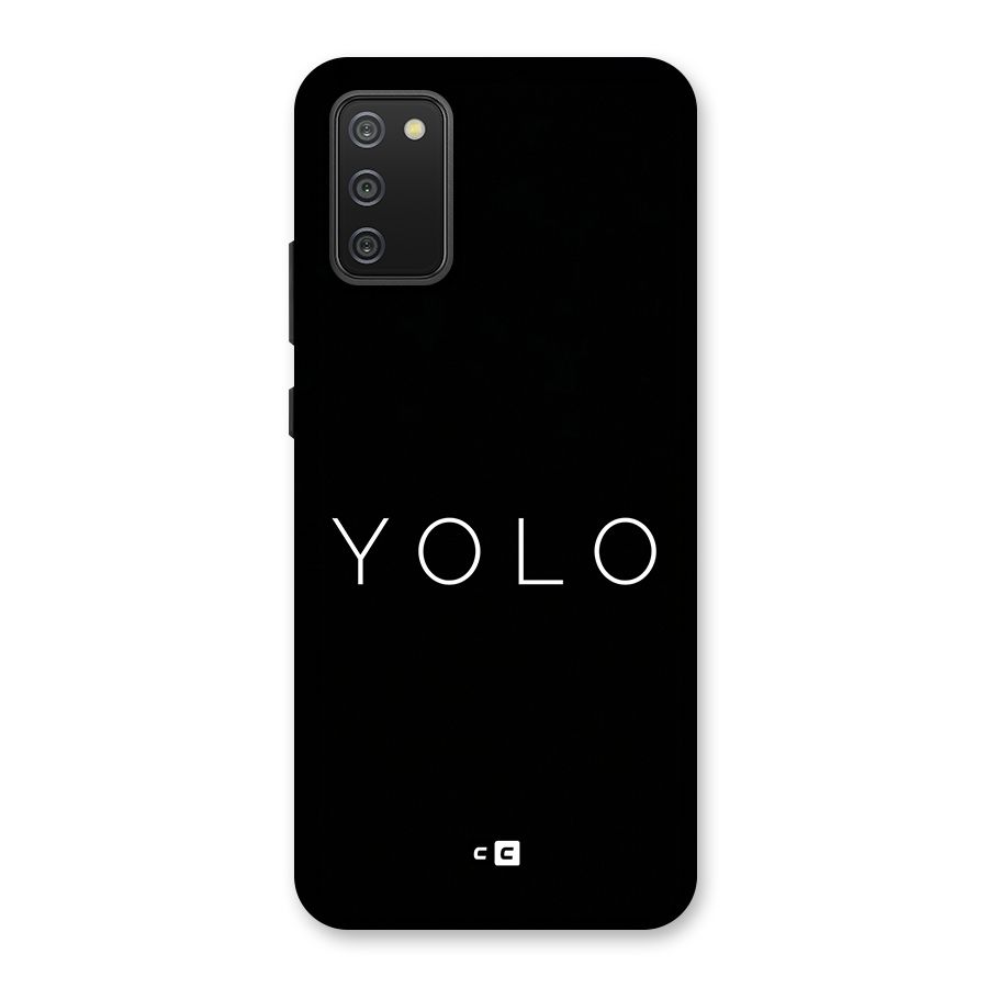 Yolo Is Truth Back Case for Galaxy M02s