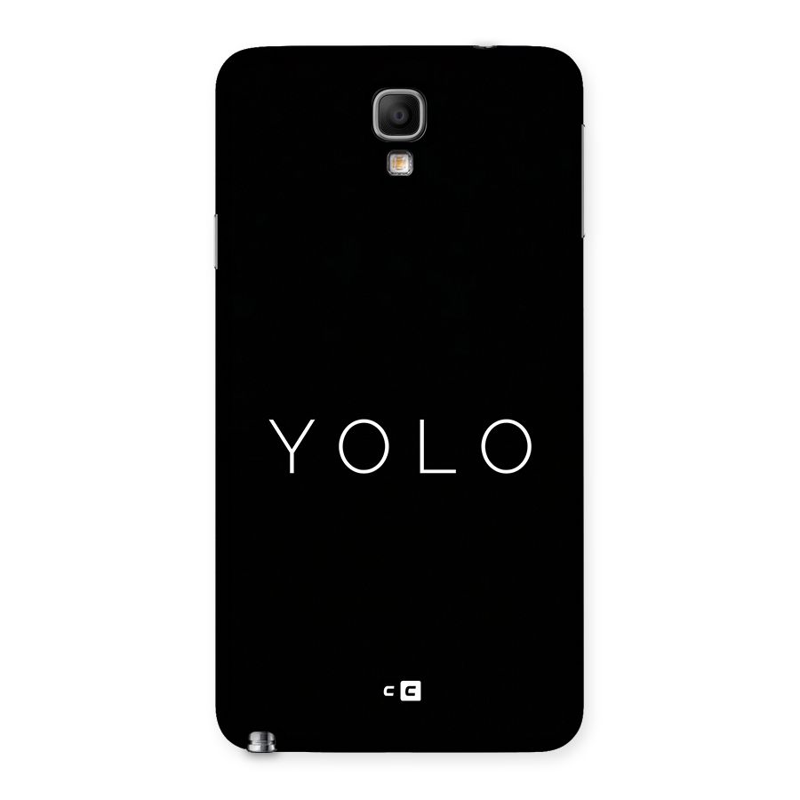 Yolo Is Truth Back Case for Galaxy Note 3 Neo