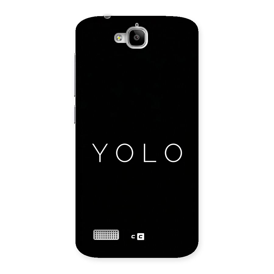 Yolo Is Truth Back Case for Honor Holly