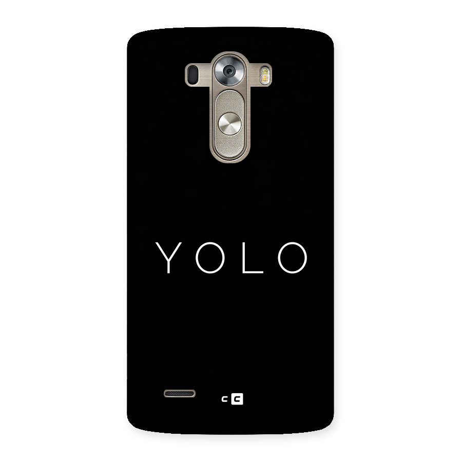 Yolo Is Truth Back Case for LG G3