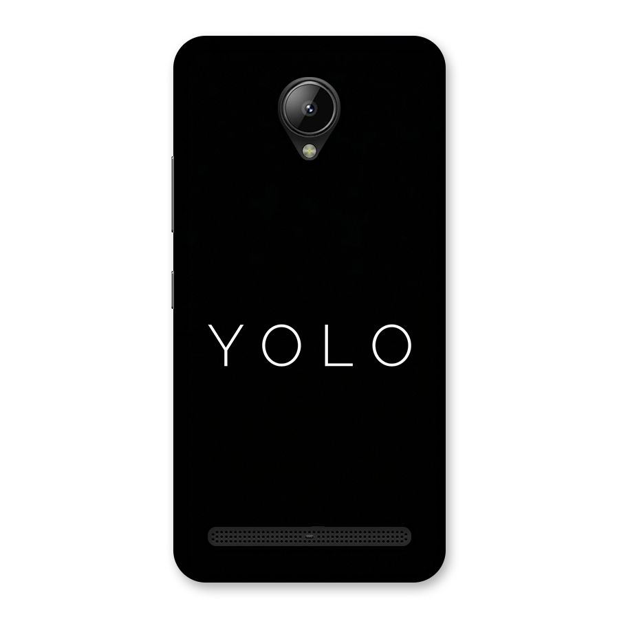 Yolo Is Truth Back Case for Lenovo C2