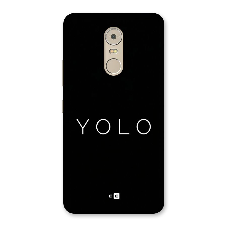 Yolo Is Truth Back Case for Lenovo K6 Note
