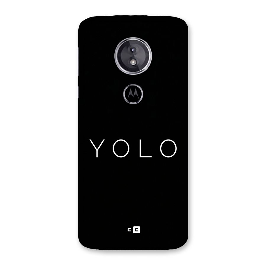 Yolo Is Truth Back Case for Moto E5