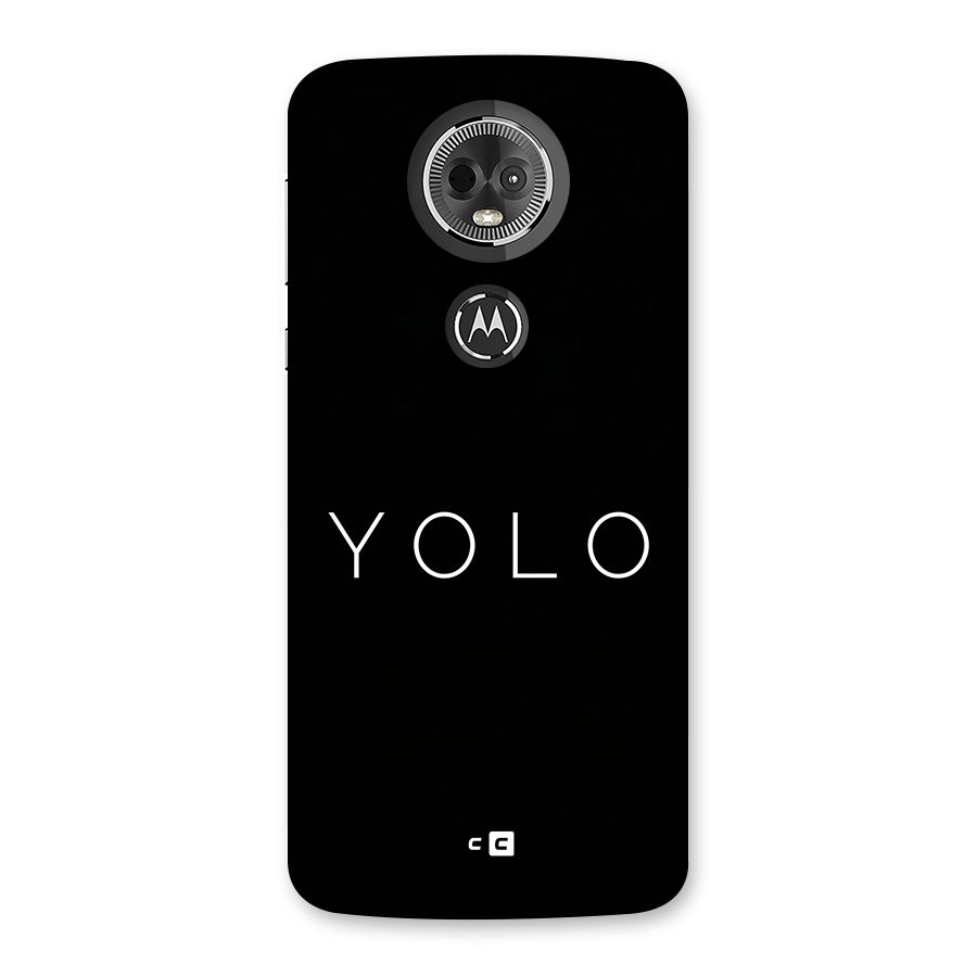 Yolo Is Truth Back Case for Moto E5 Plus