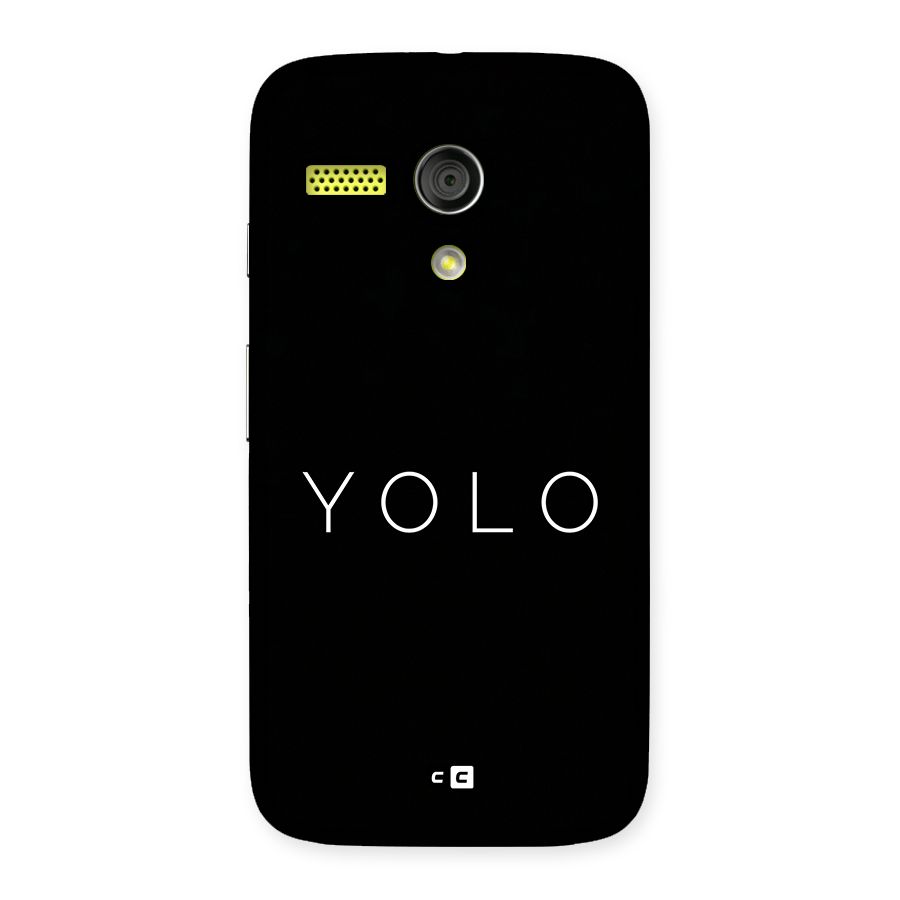 Yolo Is Truth Back Case for Moto G