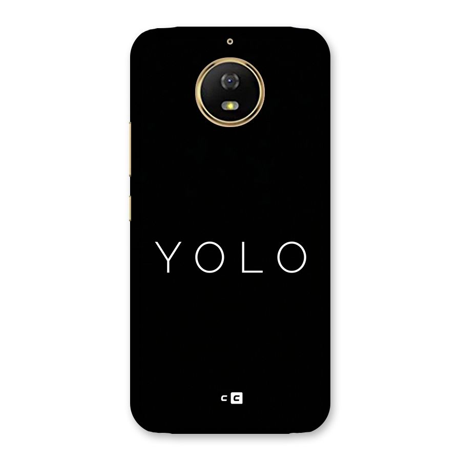 Yolo Is Truth Back Case for Moto G5s
