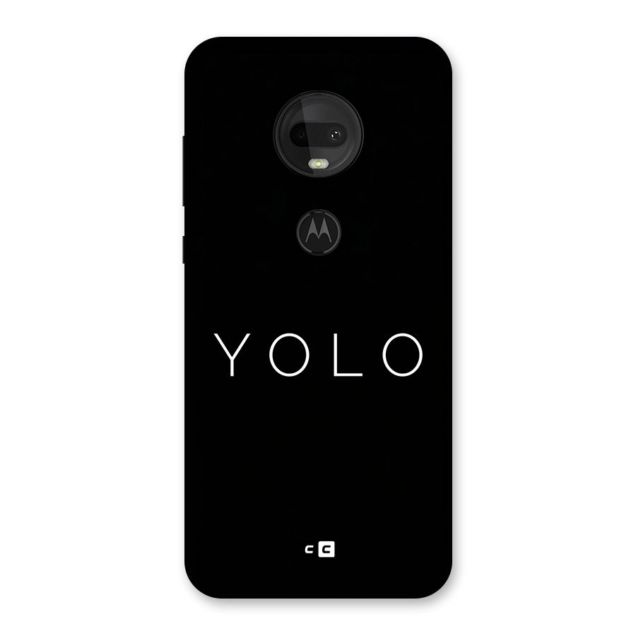 Yolo Is Truth Back Case for Moto G7