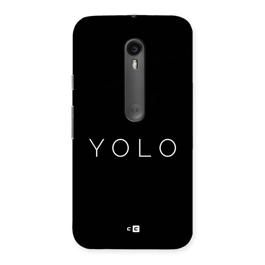 Yolo Is Truth Back Case for Moto G Turbo