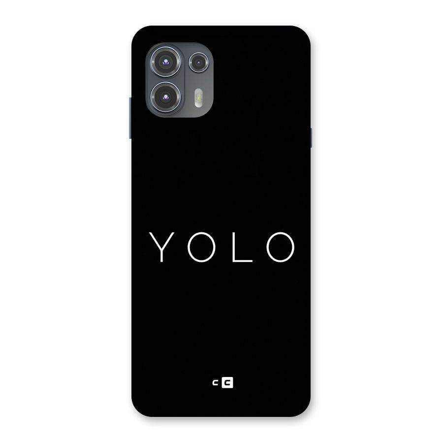 Yolo Is Truth Back Case for Motorola Edge 20 Fusion
