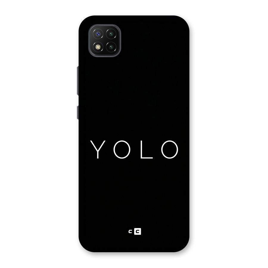 Yolo Is Truth Back Case for Poco C3