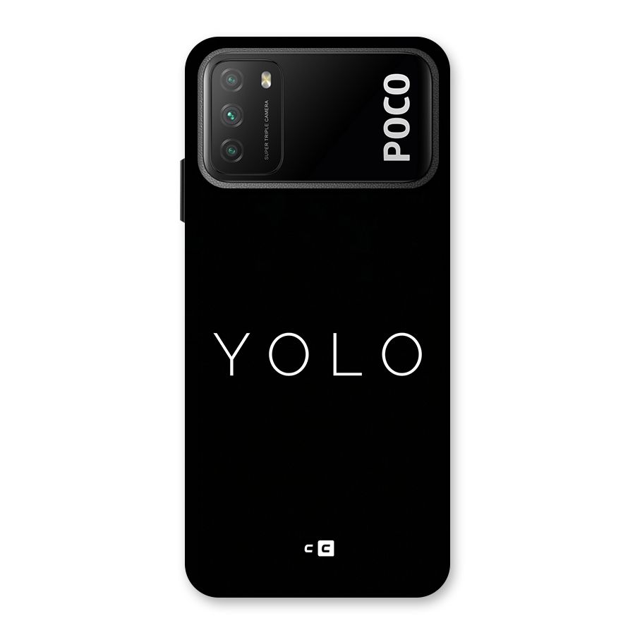 Yolo Is Truth Back Case for Poco M3