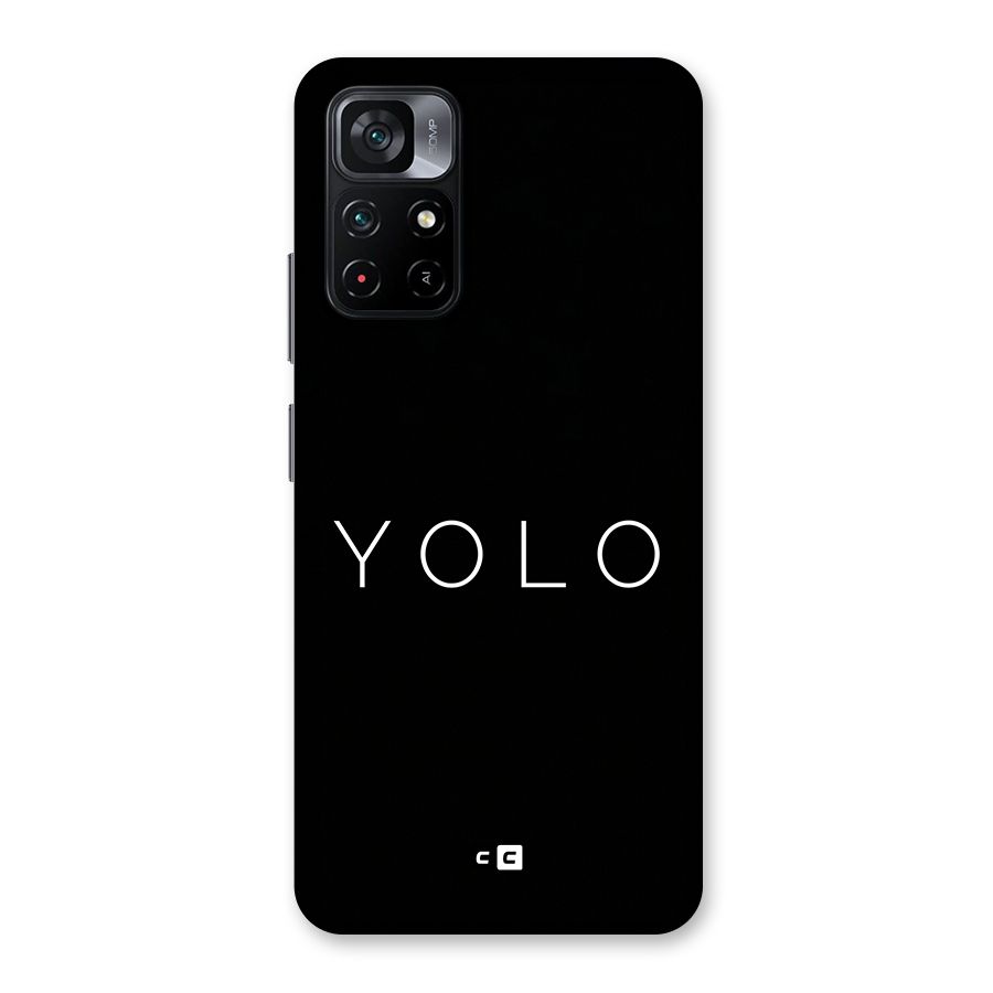 Yolo Is Truth Back Case for Poco M4 Pro 5G