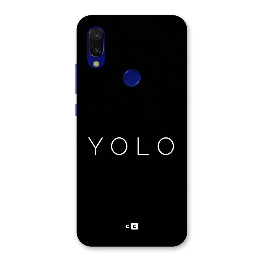 Yolo Is Truth Back Case for Redmi 7