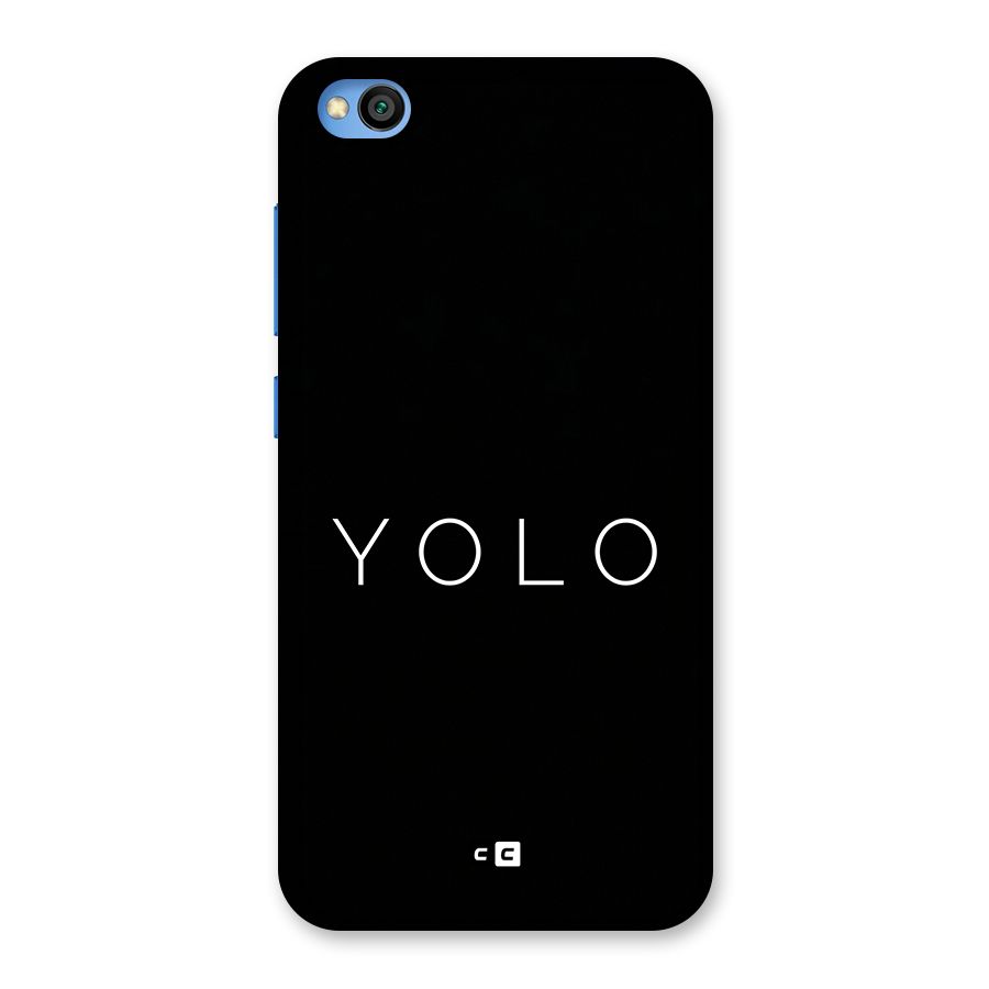 Yolo Is Truth Back Case for Redmi Go