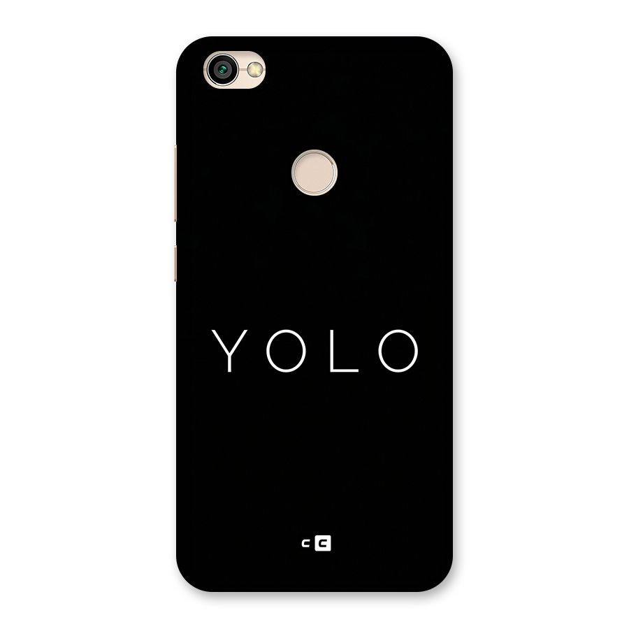 Yolo Is Truth Back Case for Redmi Y1 2017