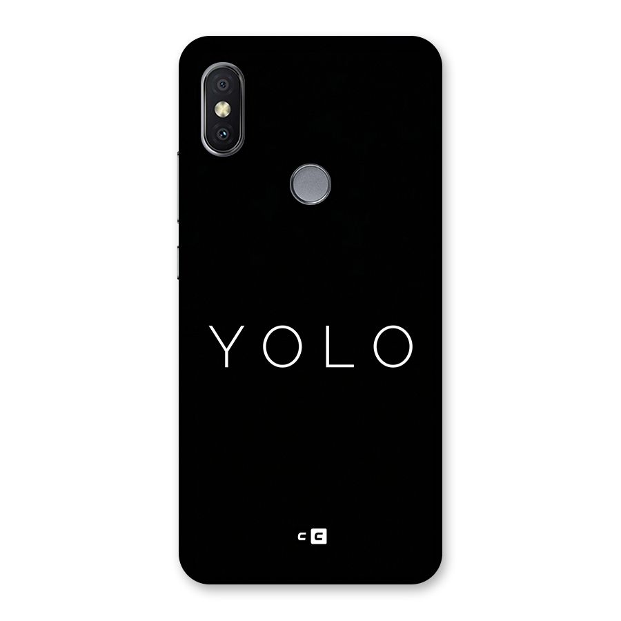Yolo Is Truth Back Case for Redmi Y2
