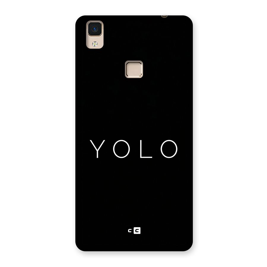 Yolo Is Truth Back Case for V3 Max
